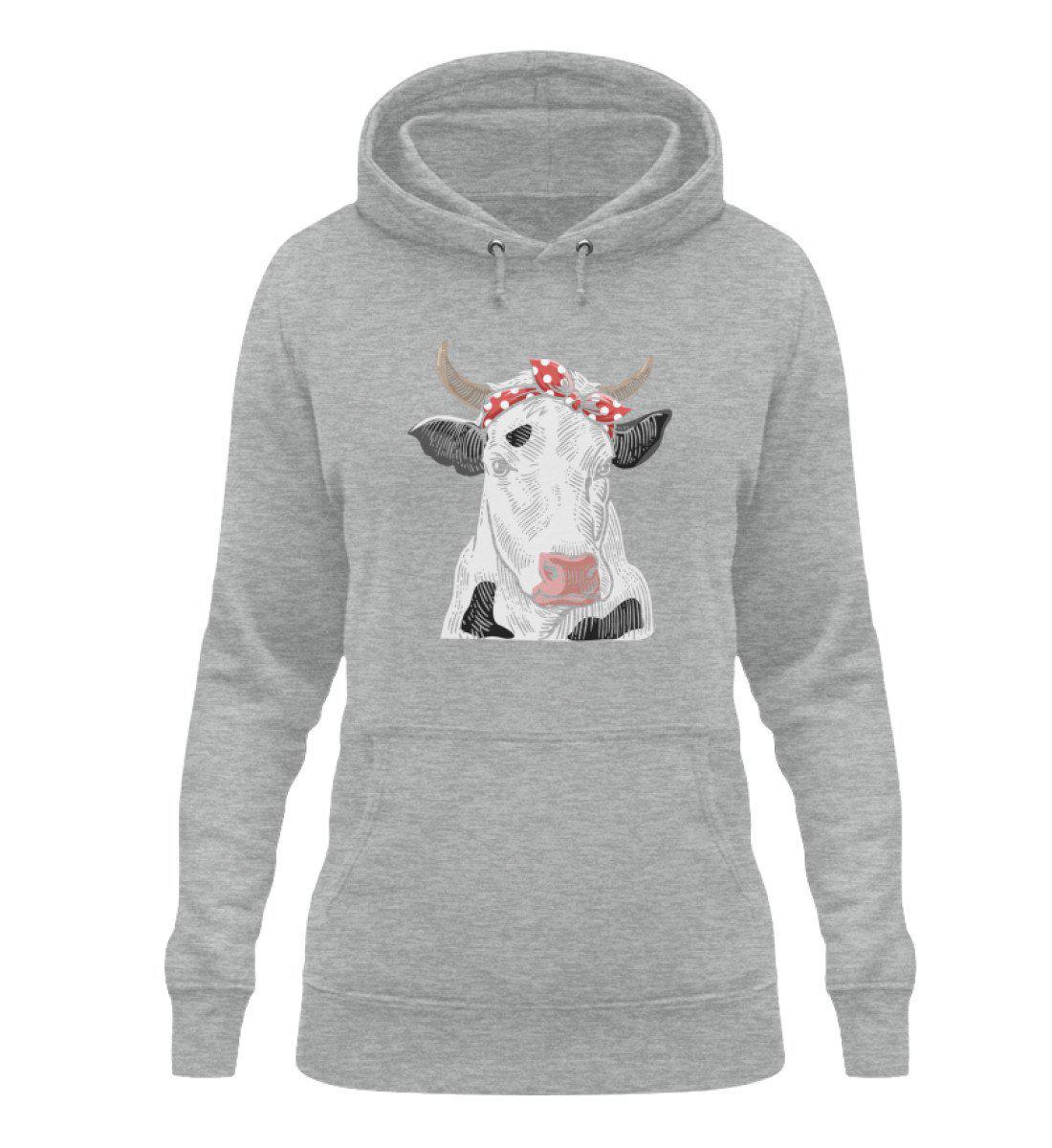 Kuh Band · Damen Hoodie-Damen Hoodie-Heather Sport Grey-XS-Agrarstarz