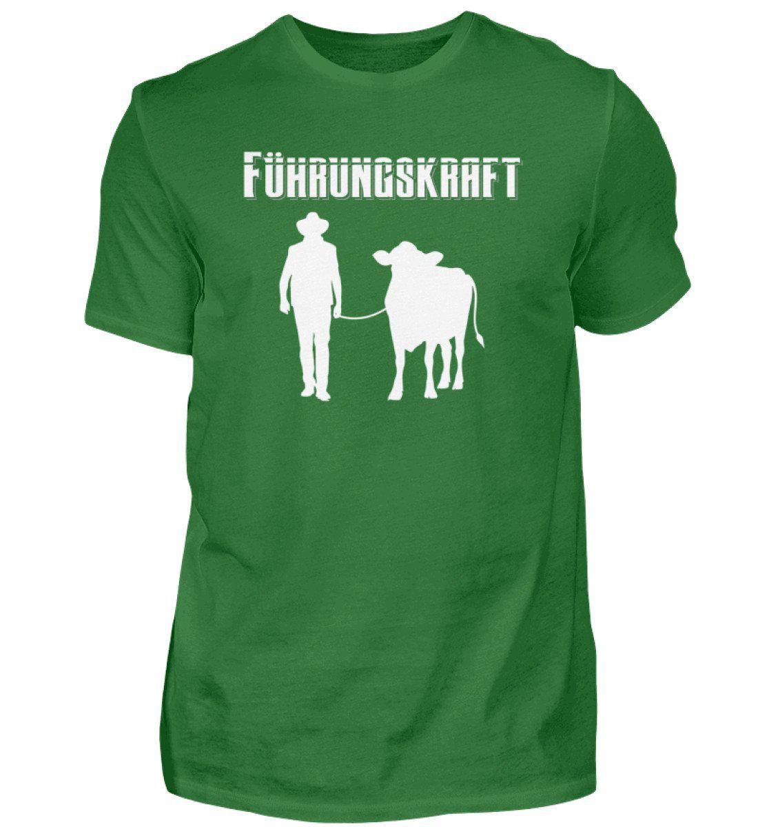 Kuh Führungskraft · Herren T-Shirt-Herren Basic T-Shirt-Kelly Green-S-Agrarstarz
