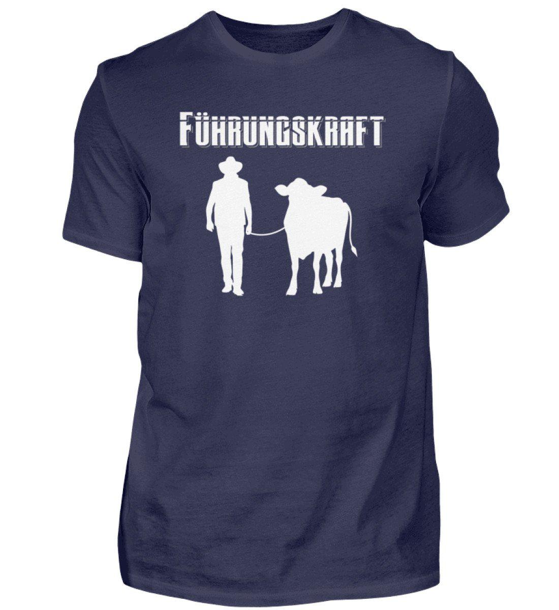 Kuh Führungskraft · Herren T-Shirt-Herren Basic T-Shirt-Navy-S-Agrarstarz