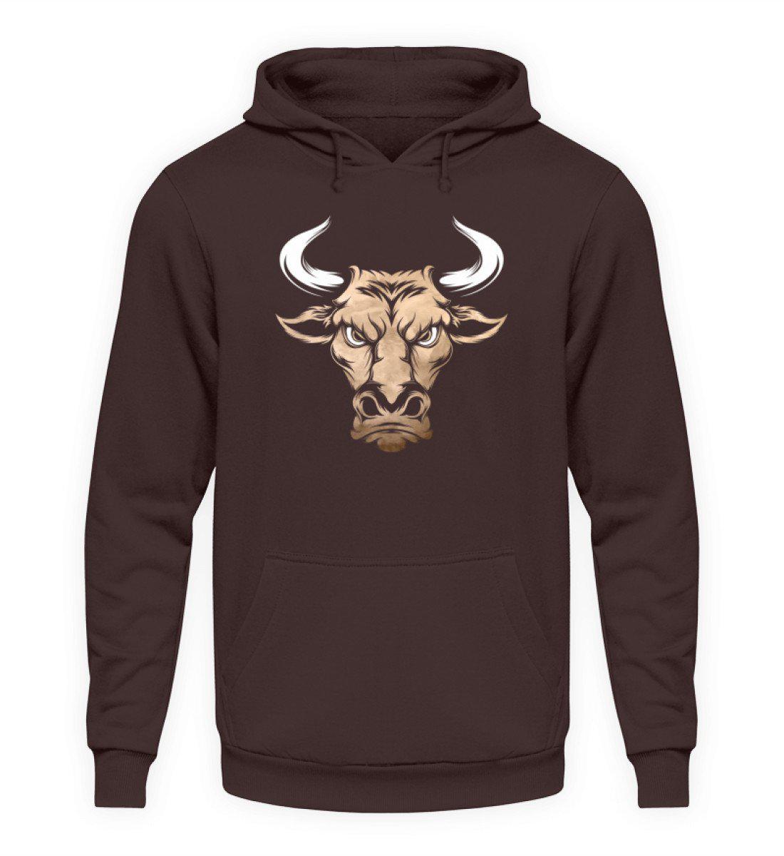 Kuh Hörner Gesicht · Unisex Kapuzenpullover Hoodie-Unisex Hoodie-Hot Chocolate-S-Agrarstarz