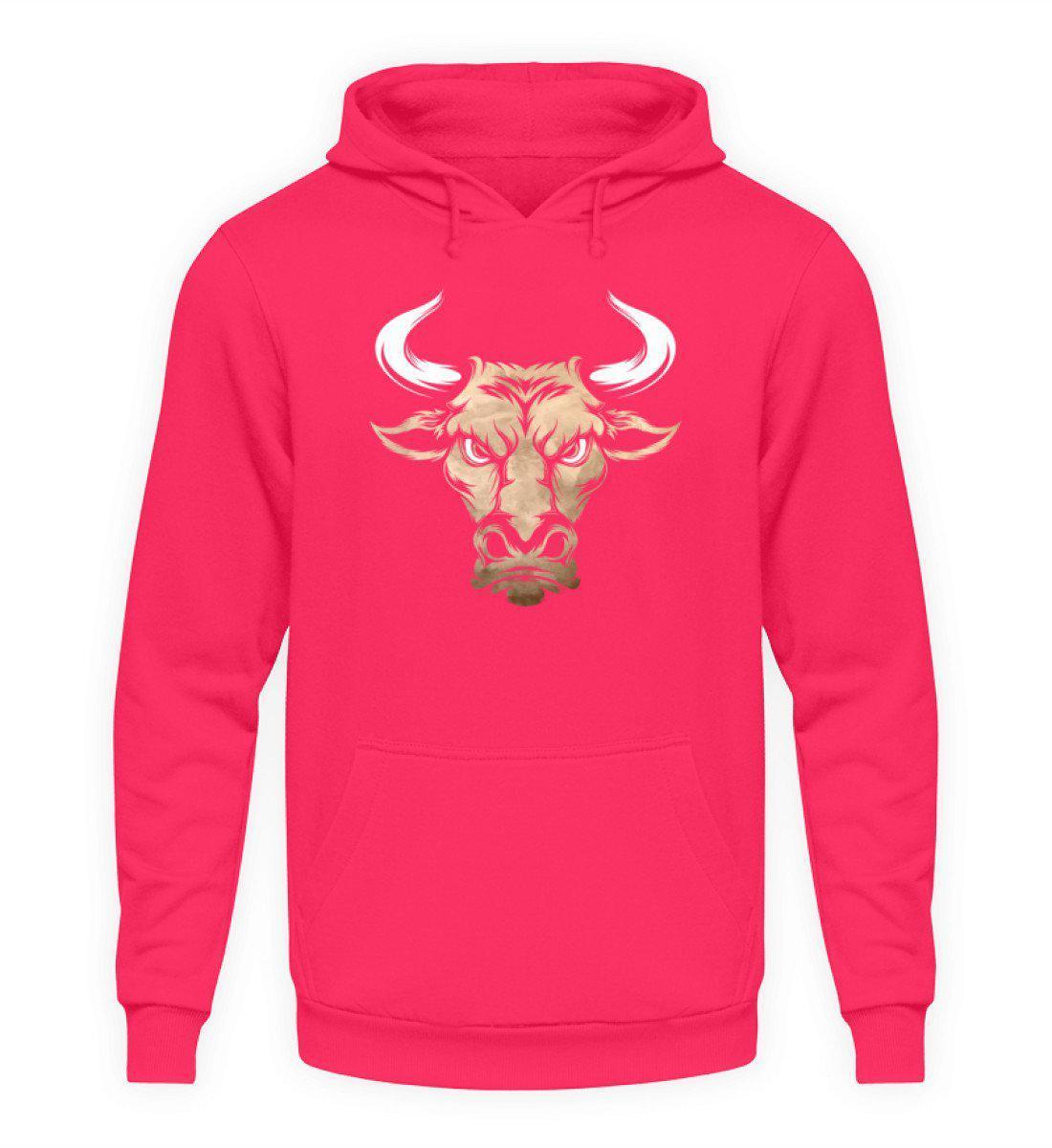 Kuh Hörner Gesicht · Unisex Kapuzenpullover Hoodie-Unisex Hoodie-Hot Pink-S-Agrarstarz
