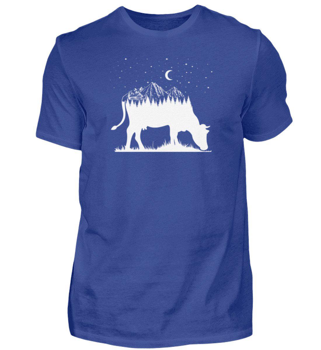 Kuh Landschaft simple · Herren T-Shirt-Herren Basic T-Shirt-Agrarstarz