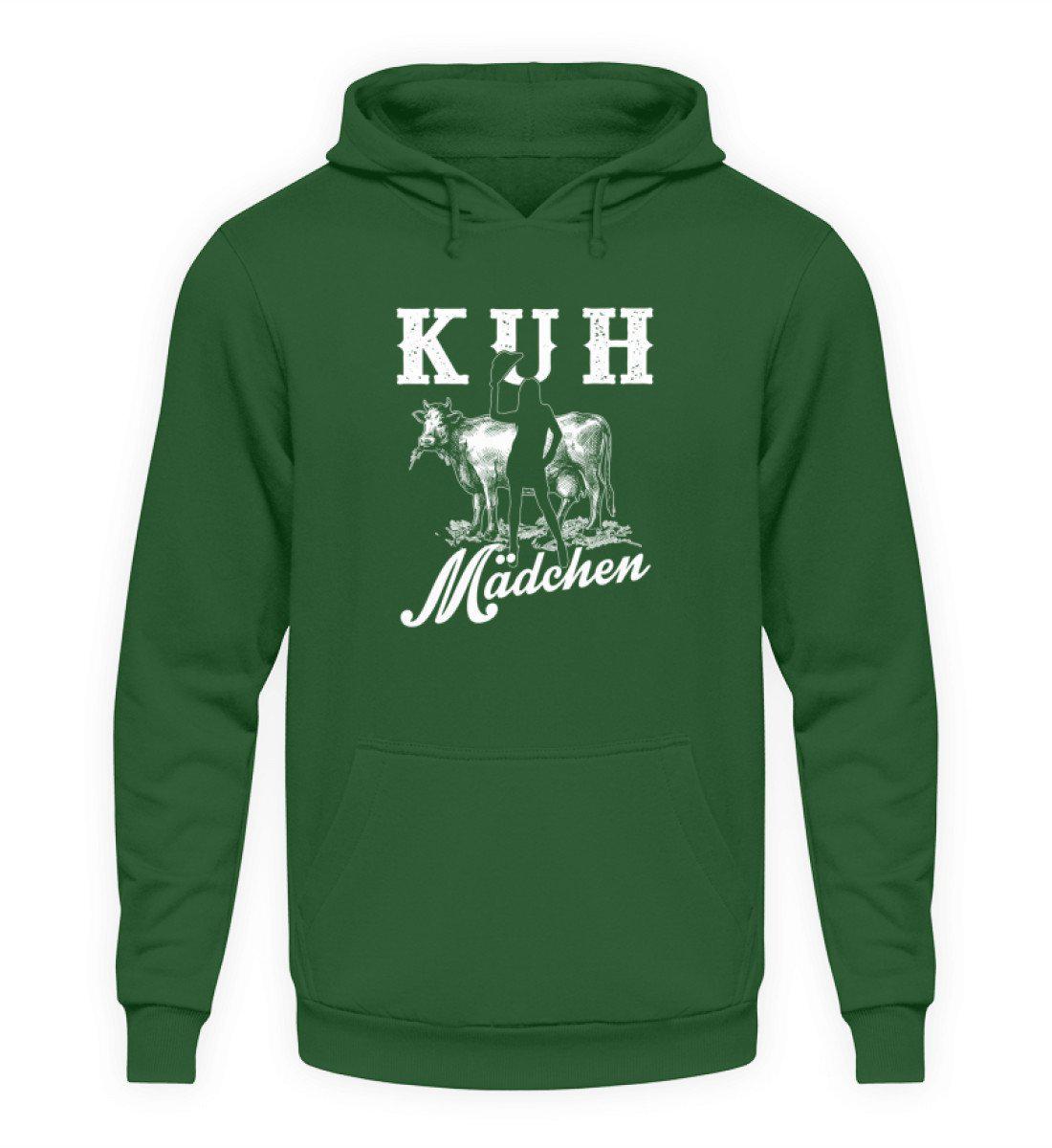 Kuh Mädchen · Unisex Kapuzenpullover Hoodie-Unisex Hoodie-Bottle Green-L-Agrarstarz