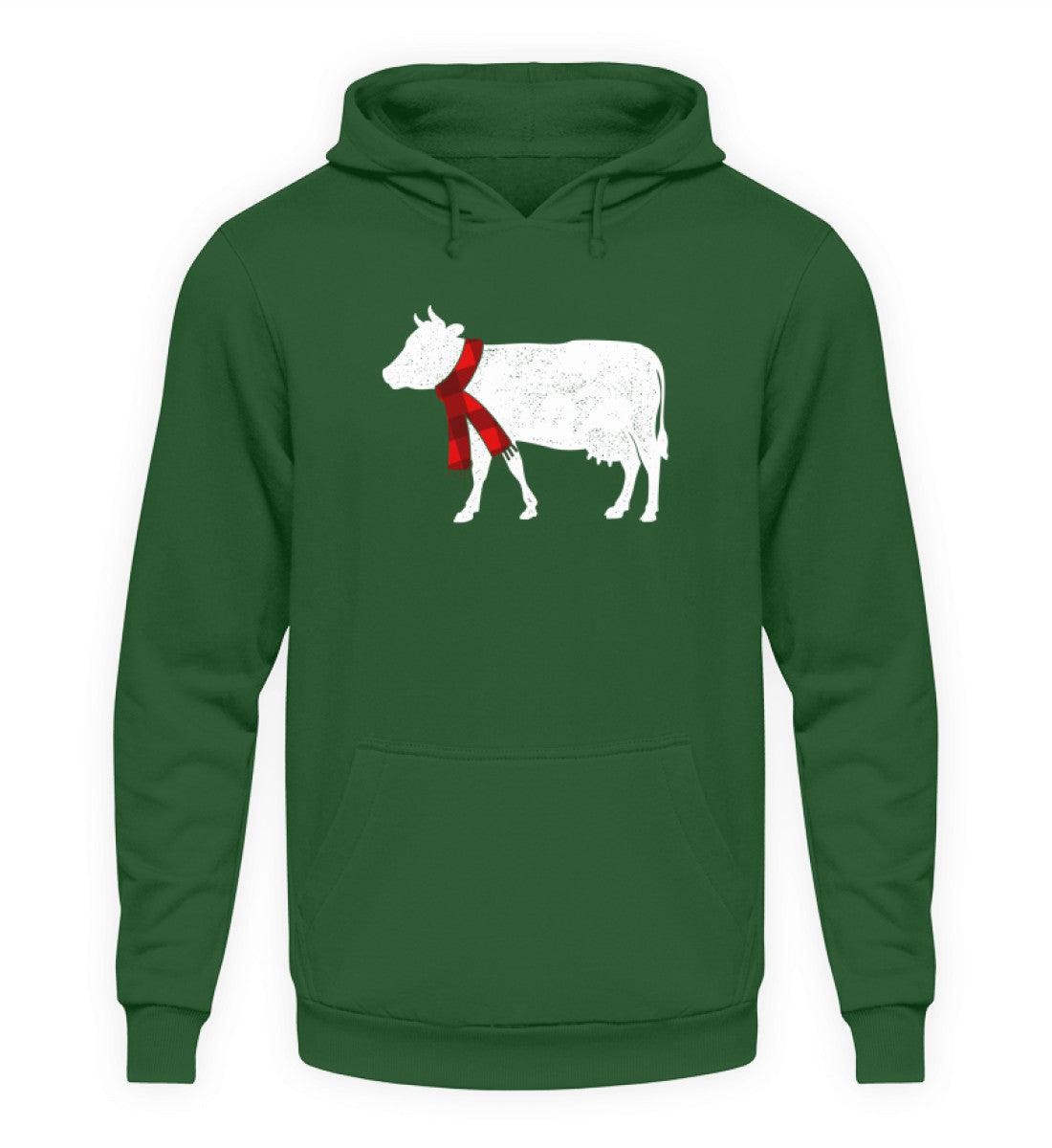 Kuh Schal · Unisex Kapuzenpullover Hoodie-Unisex Hoodie-Bottle Green-S-Agrarstarz