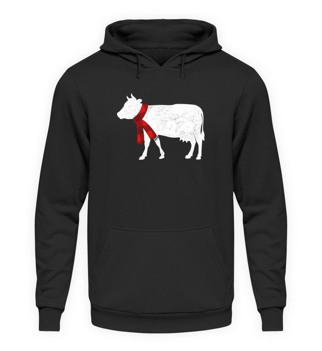 Kuh Schal · Unisex Kapuzenpullover Hoodie-Unisex Hoodie-Deep Black-XS-Agrarstarz