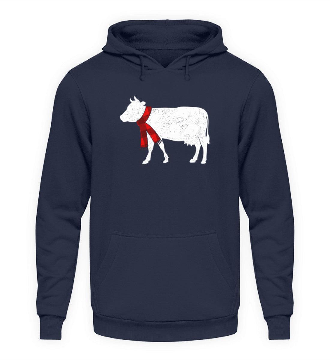 Kuh Schal · Unisex Kapuzenpullover Hoodie-Unisex Hoodie-Oxford Navy-S-Agrarstarz
