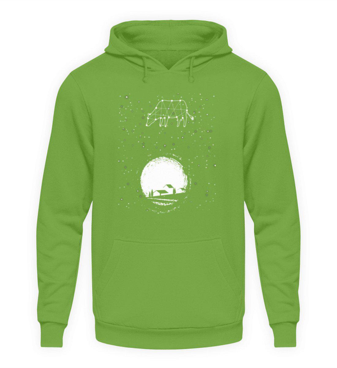 Kuh Sterne · Unisex Kapuzenpullover Hoodie-Unisex Hoodie-LimeGreen-L-Agrarstarz