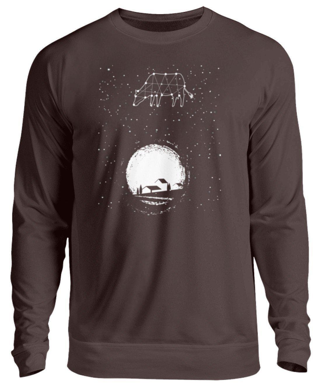Kuh Sterne · Unisex Sweatshirt Pullover-Unisex Sweatshirt-Hot Chocolate-S-Agrarstarz