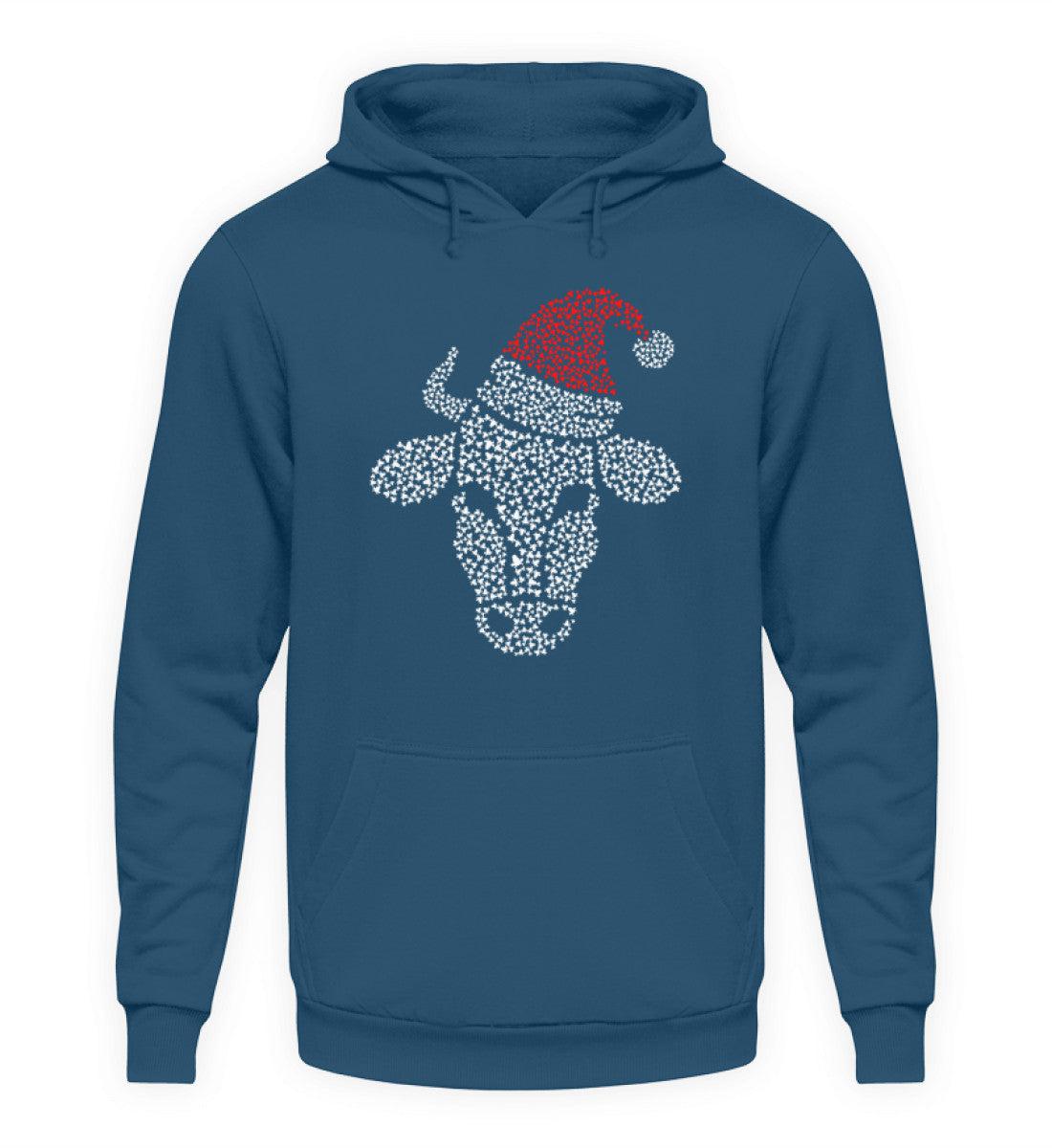 Kuh Weihnachten · Unisex Kapuzenpullover Hoodie-Unisex Hoodie-Airforce Blue-S-Agrarstarz