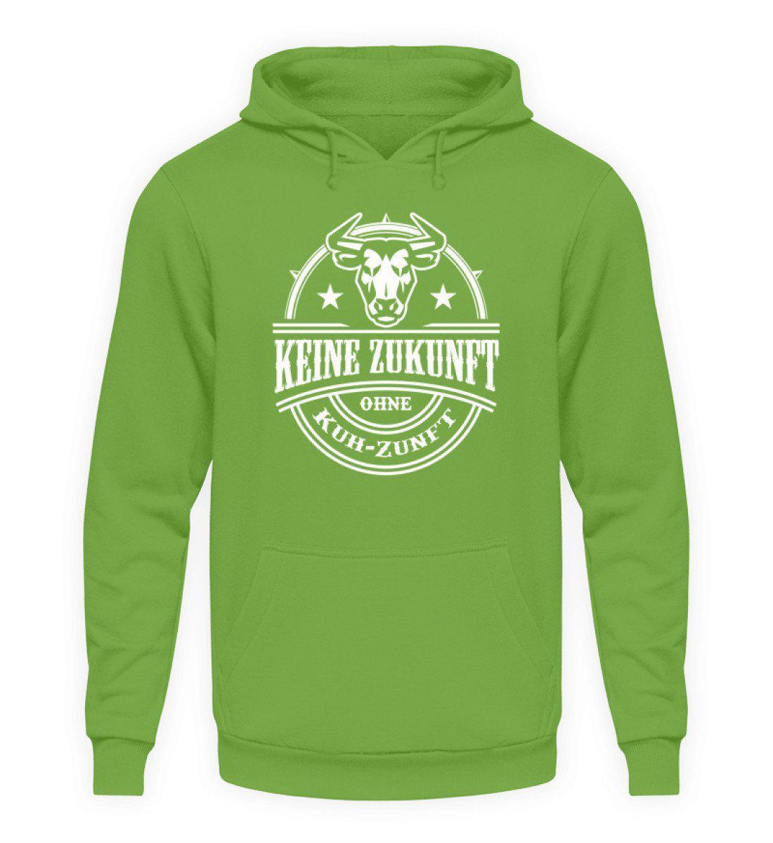 Kuh-Zunft Zukunft · Unisex Kapuzenpullover Hoodie-Unisex Hoodie-LimeGreen-L-Agrarstarz
