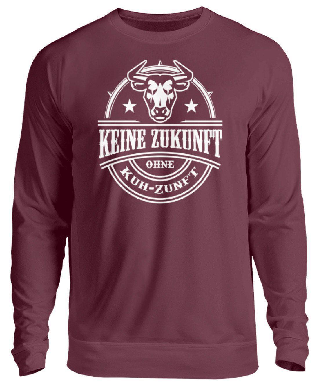Kuh-Zunft Zukunft · Unisex Sweatshirt Pullover-Unisex Sweatshirt-Burgundy-S-Agrarstarz