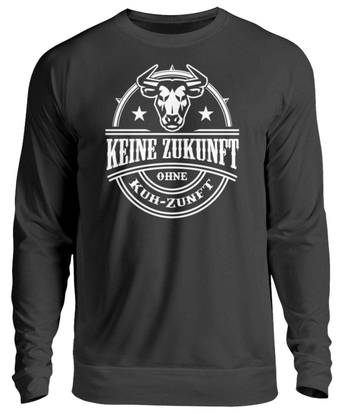 Kuh-Zunft Zukunft · Unisex Sweatshirt Pullover-Unisex Sweatshirt-Jet Black-S-Agrarstarz