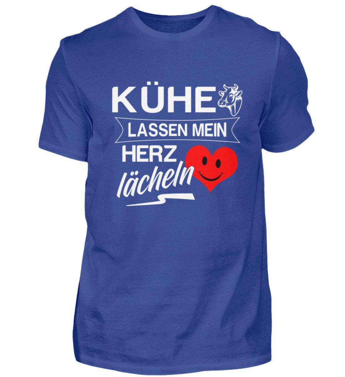 Kühe Herz lächeln · Herren T-Shirt-Herren Basic T-Shirt-Royal Blue-S-Agrarstarz