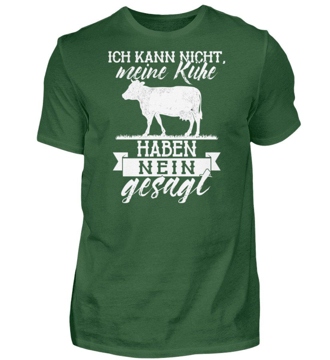 Kühe haben Nein gesagt · Herren T-Shirt-Herren Basic T-Shirt-Bottle Green-S-Agrarstarz