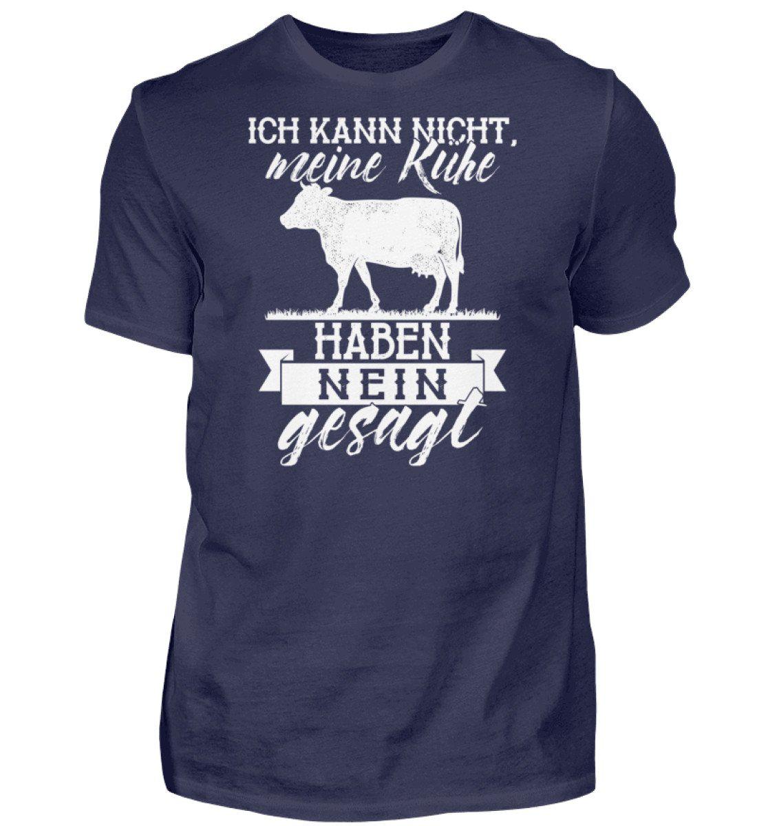 Kühe haben Nein gesagt · Herren T-Shirt-Herren Basic T-Shirt-Navy-S-Agrarstarz