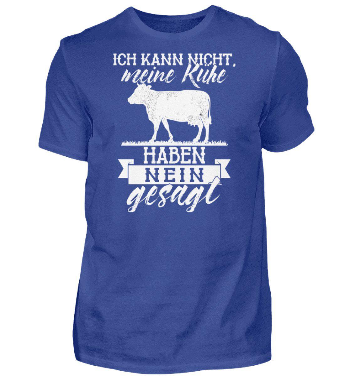Kühe haben Nein gesagt · Herren T-Shirt-Herren Basic T-Shirt-Royal Blue-S-Agrarstarz