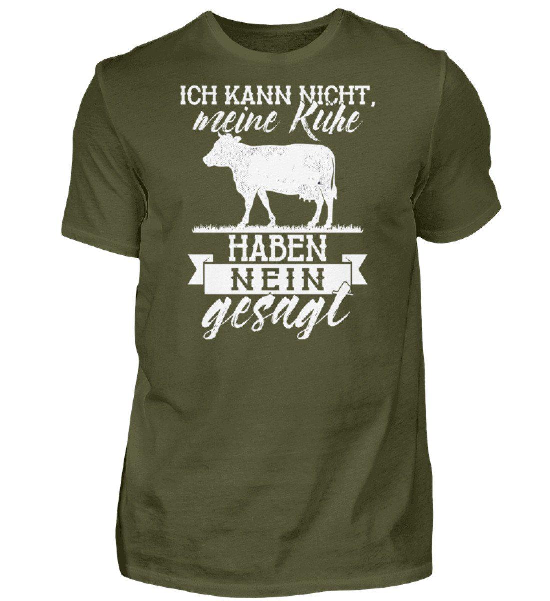 Kühe haben Nein gesagt · Herren T-Shirt-Herren Basic T-Shirt-Urban Khaki-S-Agrarstarz