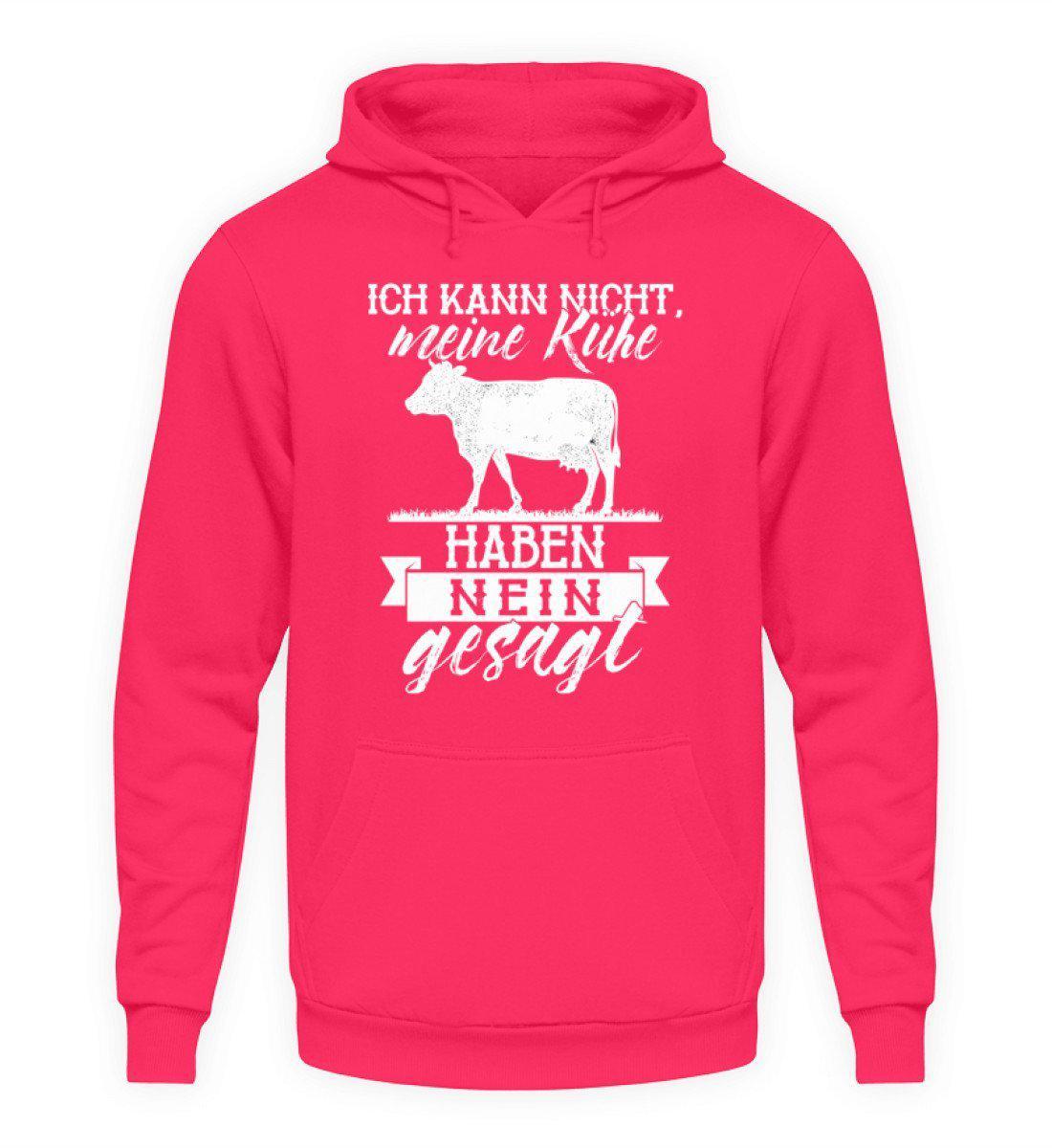 Kühe haben Nein gesagt · Unisex Kapuzenpullover Hoodie-Unisex Hoodie-Hot Pink-S-Agrarstarz