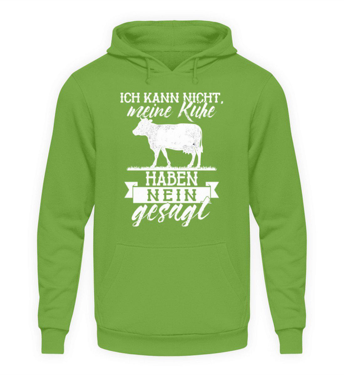 Kühe haben Nein gesagt · Unisex Kapuzenpullover Hoodie-Unisex Hoodie-LimeGreen-S-Agrarstarz