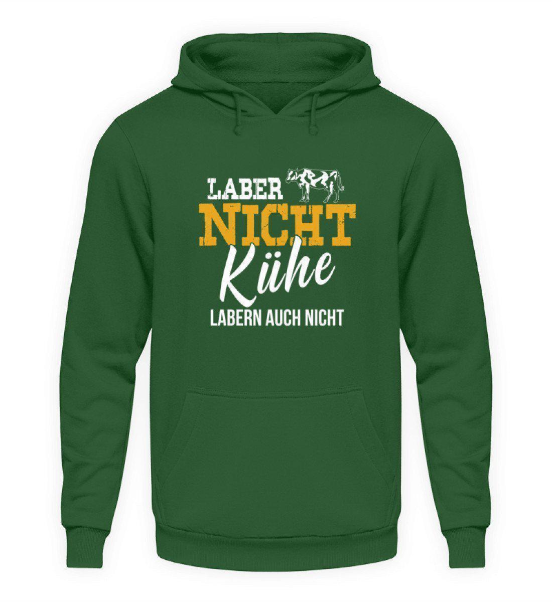 Kühe labern nicht · Unisex Kapuzenpullover Hoodie-Unisex Hoodie-Bottle Green-L-Agrarstarz
