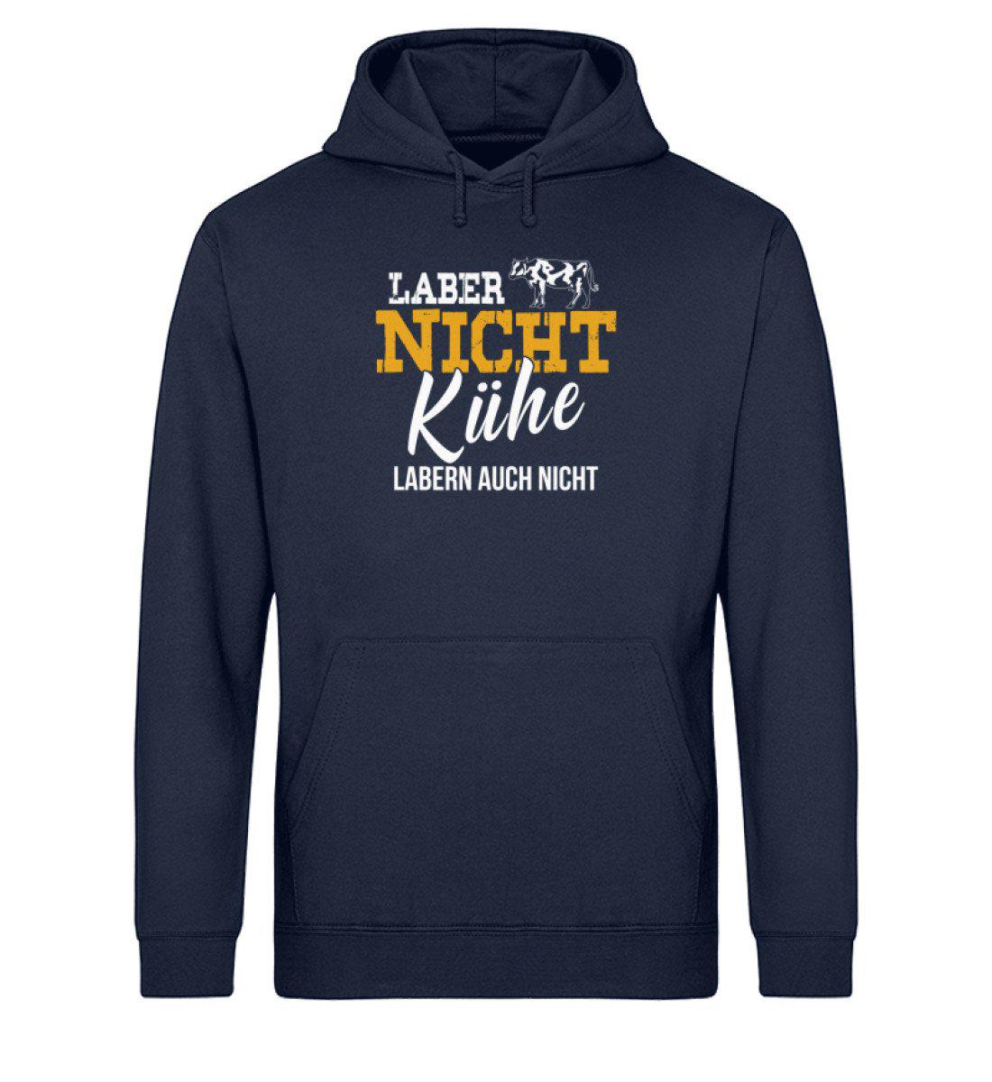 Kühe labern nicht · Unisex Organic Hoodie-Drummer Hoodie ST/ST-French Navy-XS-Agrarstarz