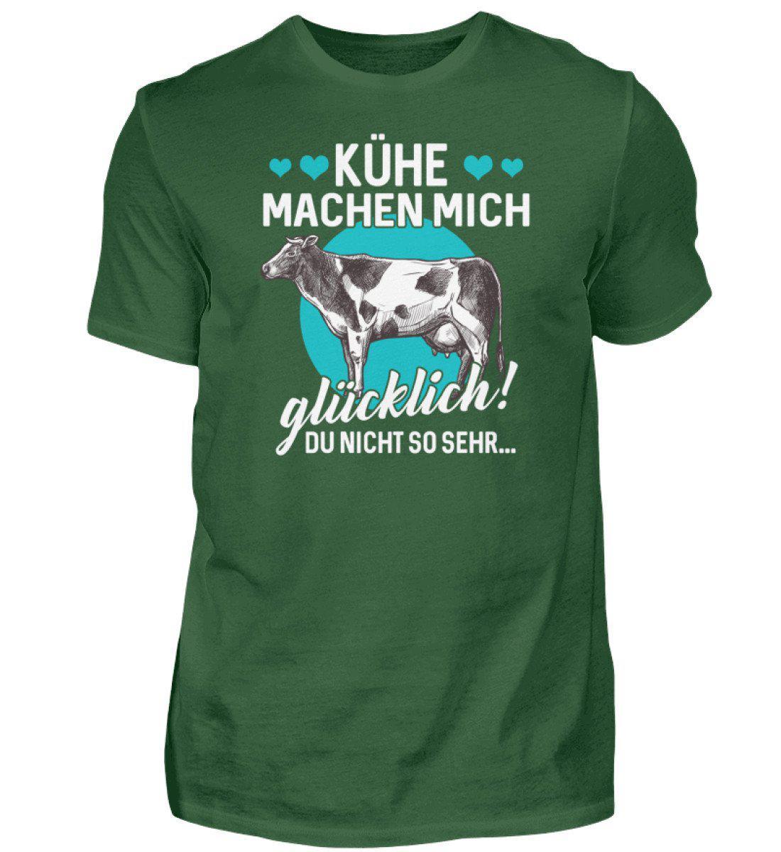 Kühe machen glücklich · Herren T-Shirt-Herren Basic T-Shirt-Bottle Green-S-Agrarstarz