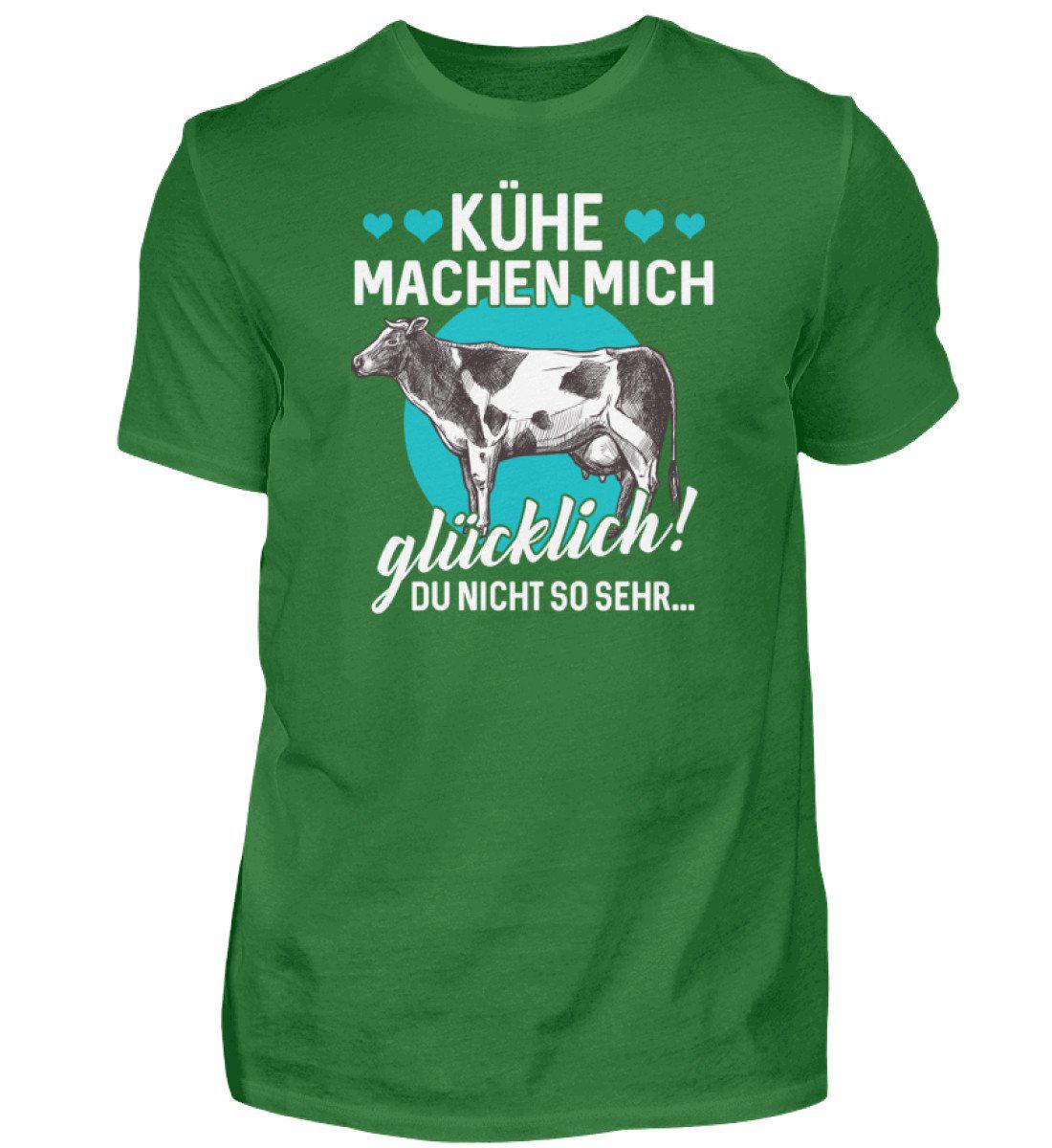 Kühe machen glücklich · Herren T-Shirt-Herren Basic T-Shirt-Kelly Green-S-Agrarstarz