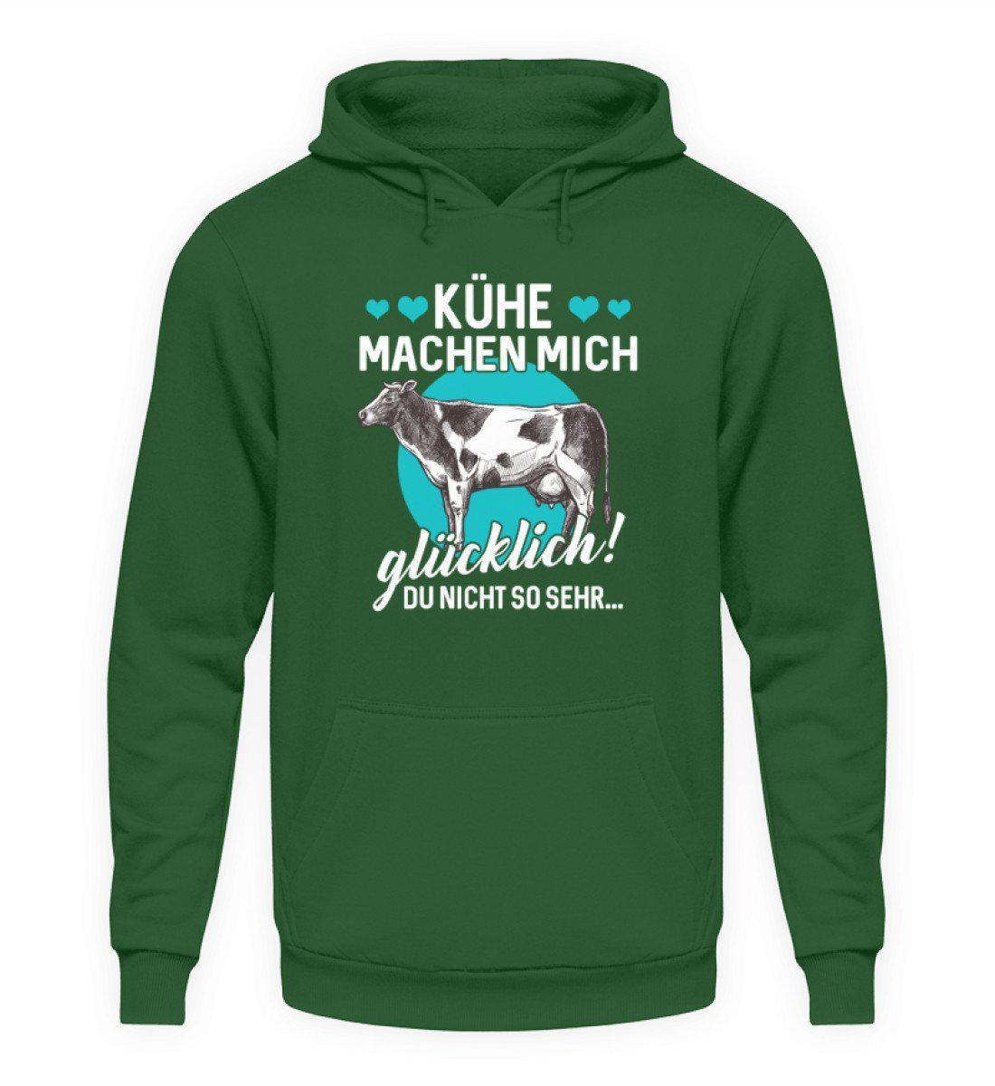 Kühe machen glücklich · Unisex Kapuzenpullover Hoodie-Unisex Hoodie-Bottle Green-L-Agrarstarz