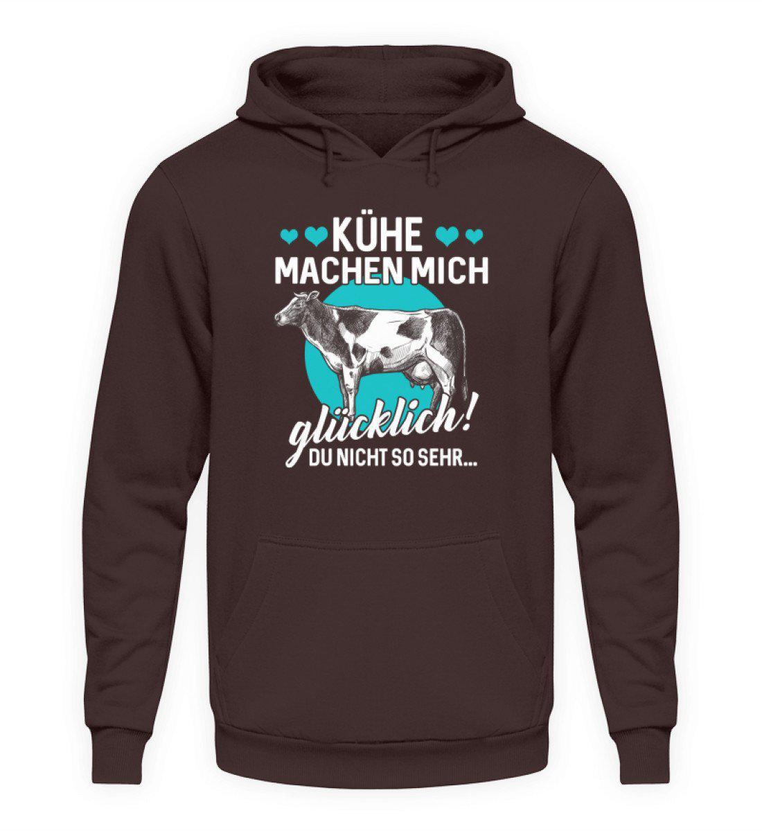 Kühe machen glücklich · Unisex Kapuzenpullover Hoodie-Unisex Hoodie-Hot Chocolate-L-Agrarstarz
