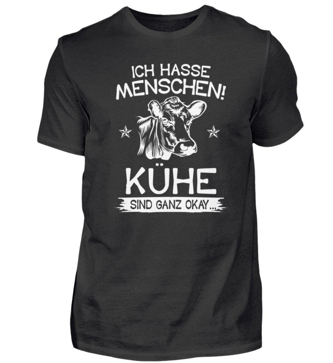 Kühe sind ganz okay · Herren T-Shirt-Herren Basic T-Shirt-Black-S-Agrarstarz