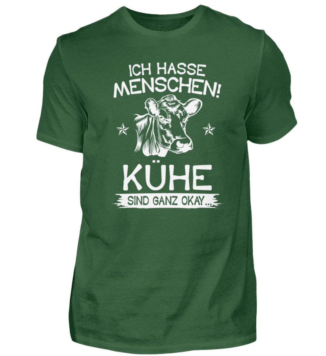 Kühe sind ganz okay · Herren T-Shirt-Herren Basic T-Shirt-Bottle Green-S-Agrarstarz