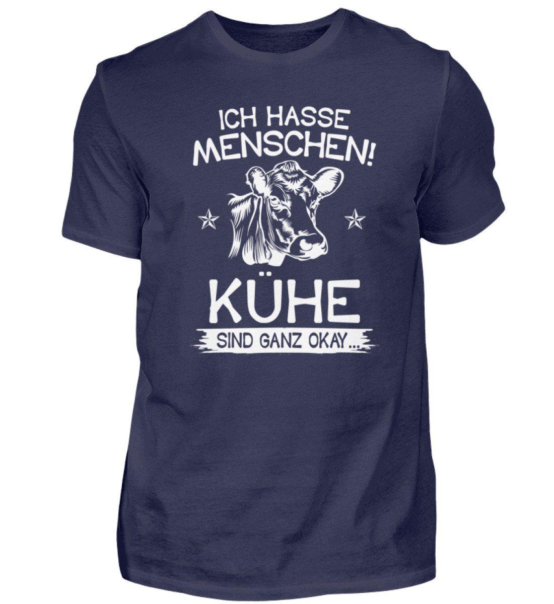 Kühe sind ganz okay · Herren T-Shirt-Herren Basic T-Shirt-Navy-S-Agrarstarz