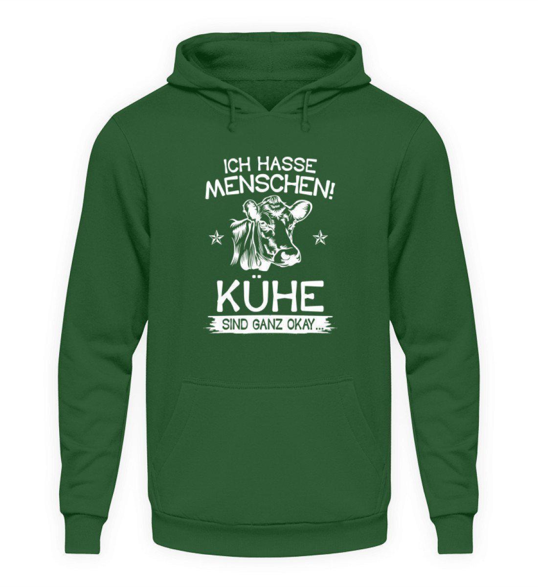 Kühe sind ganz okay · Unisex Kapuzenpullover Hoodie-Unisex Hoodie-Bottle Green-L-Agrarstarz