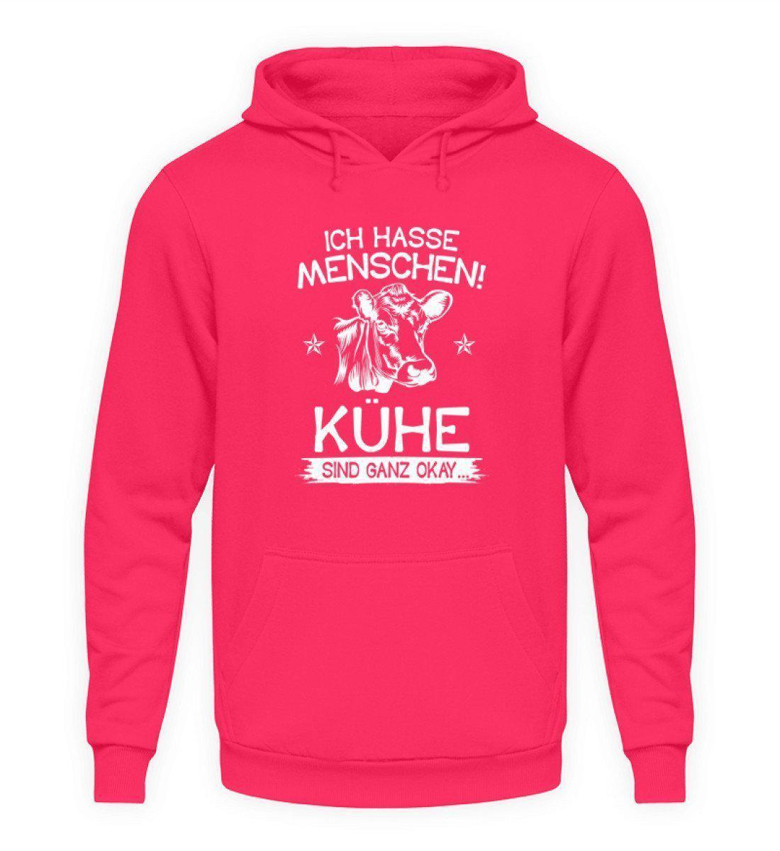 Kühe sind ganz okay · Unisex Kapuzenpullover Hoodie-Unisex Hoodie-Hot Pink-L-Agrarstarz