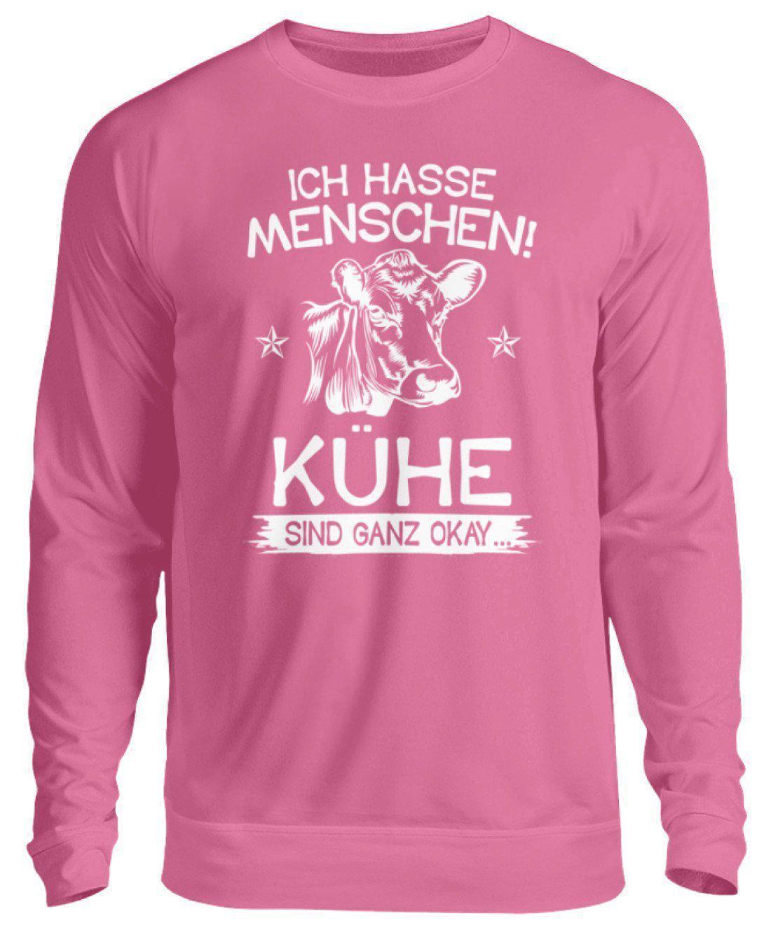 Kühe sind ganz okay · Unisex Sweatshirt Pullover-Unisex Sweatshirt-Candyfloss Pink-S-Agrarstarz