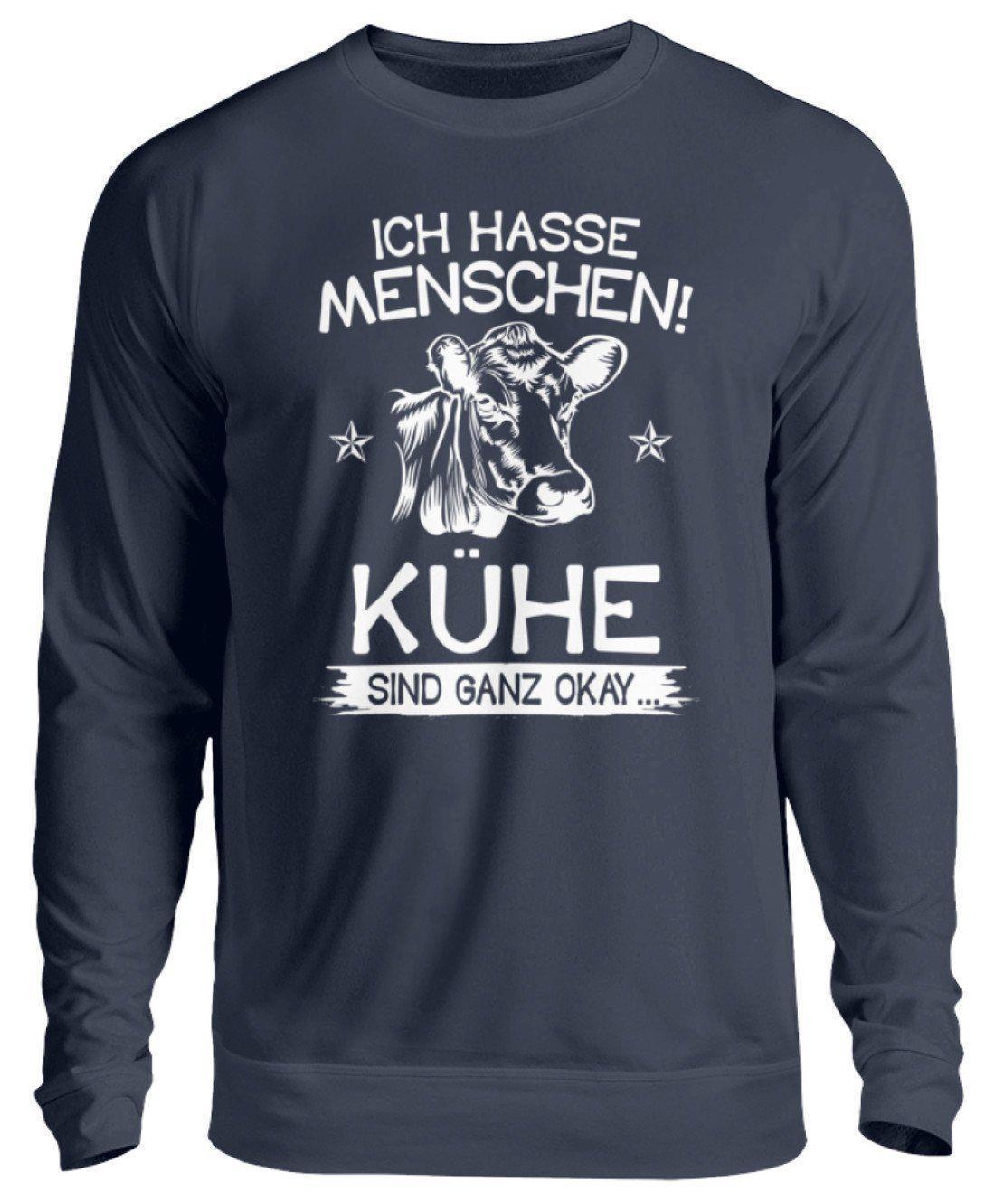 Kühe sind ganz okay · Unisex Sweatshirt Pullover-Unisex Sweatshirt-Oxford Navy-S-Agrarstarz