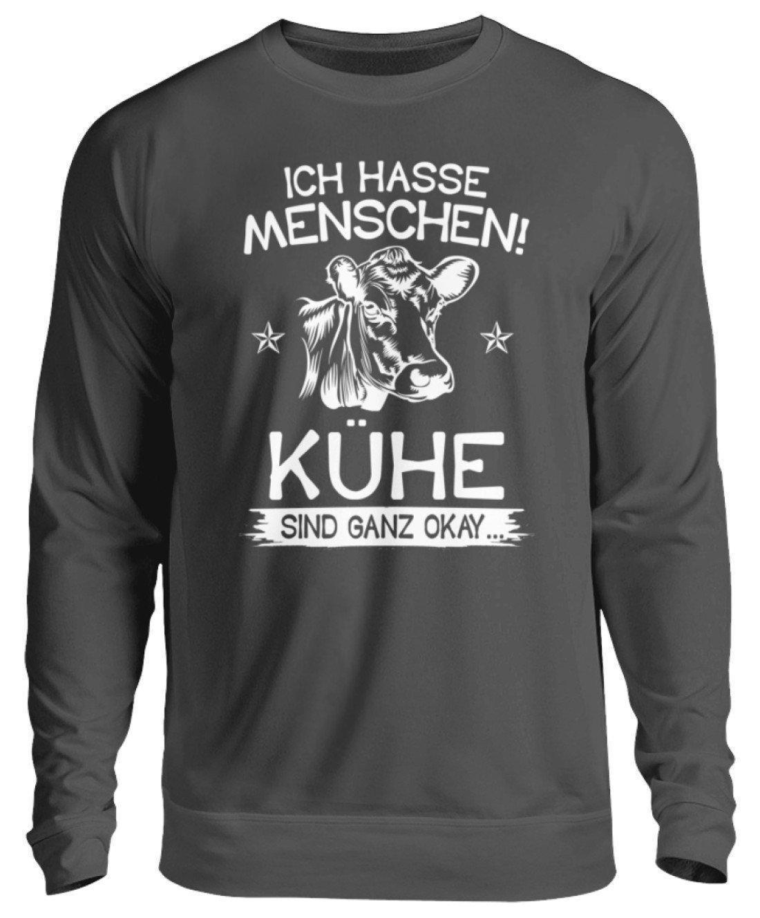 Kühe sind ganz okay · Unisex Sweatshirt Pullover-Unisex Sweatshirt-Storm Grey (Solid)-S-Agrarstarz