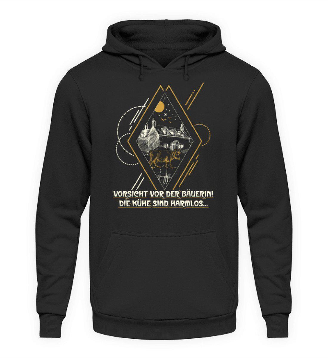 Kühe sind harmlos · Unisex Kapuzenpullover Hoodie-Unisex Hoodie-Jet Black-L-Agrarstarz