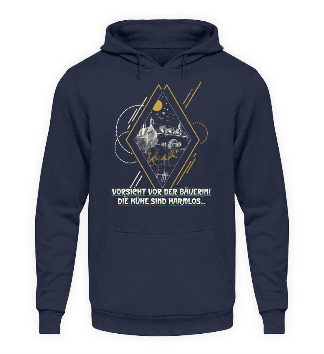 Kühe sind harmlos · Unisex Kapuzenpullover Hoodie-Unisex Hoodie-Oxford Navy-L-Agrarstarz