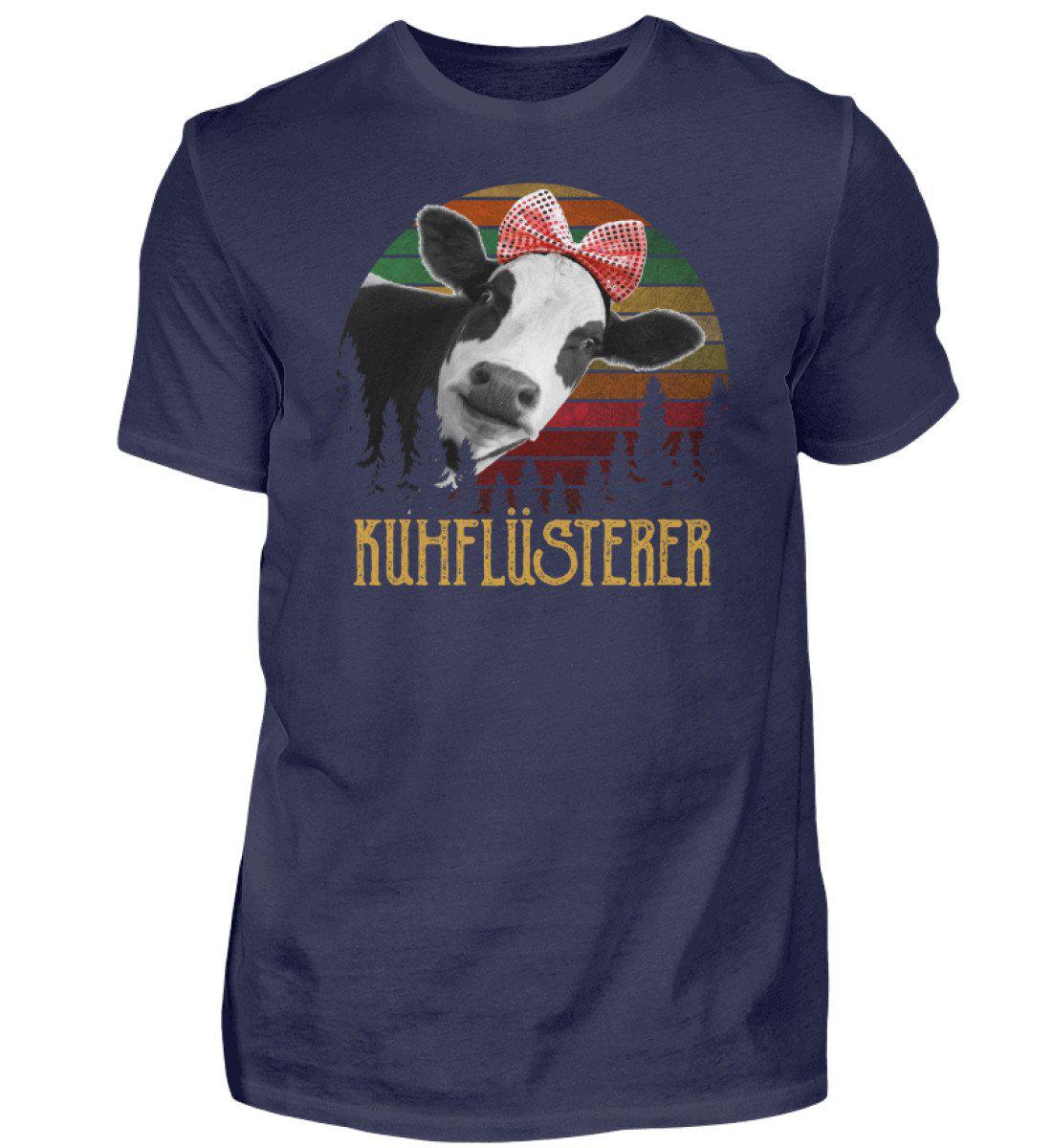 Kuhflüsterer Retro · Herren T-Shirt-Herren Basic T-Shirt-Navy-S-Agrarstarz