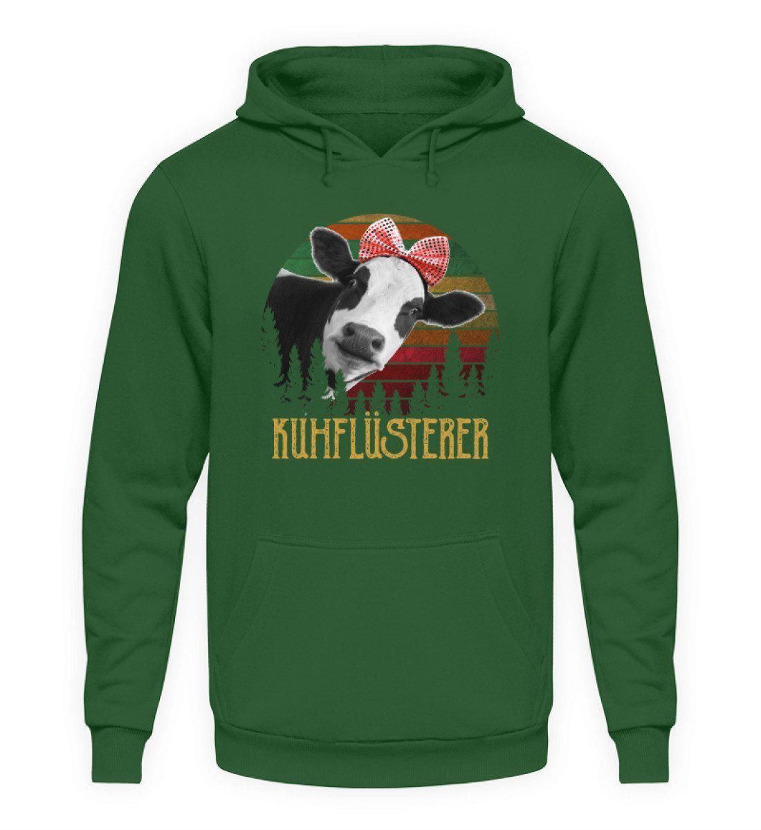 Kuhflüsterer Retro · Unisex Kapuzenpullover Hoodie-Unisex Hoodie-Bottle Green-L-Agrarstarz