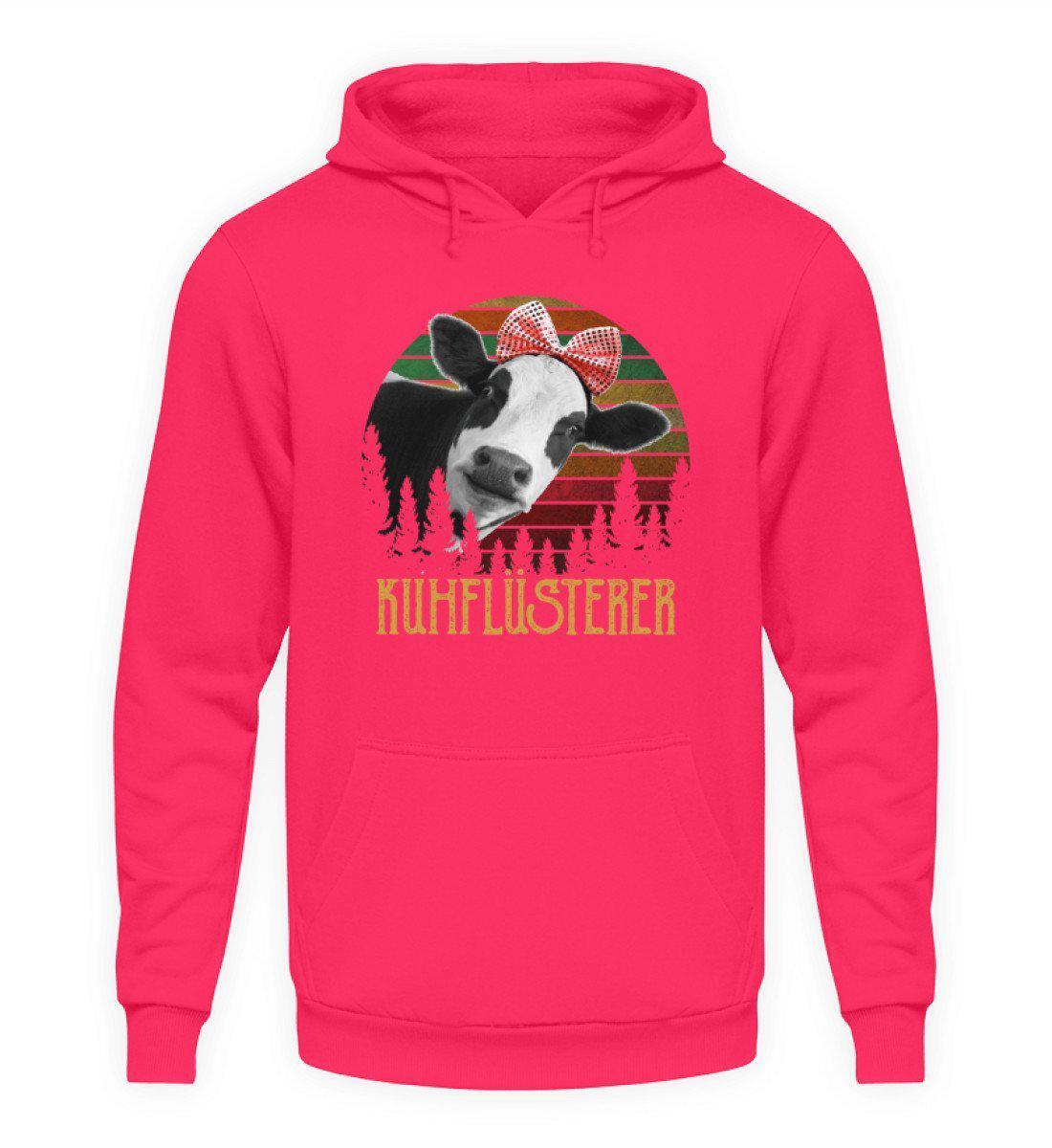 Kuhflüsterer Retro · Unisex Kapuzenpullover Hoodie-Unisex Hoodie-Hot Pink-L-Agrarstarz