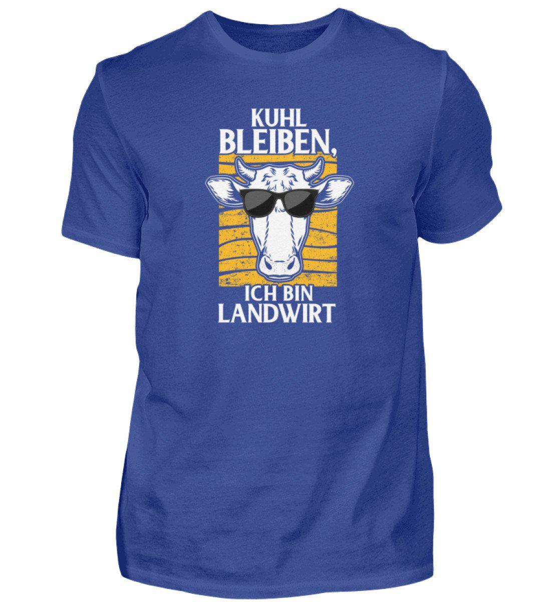 Kuhl bleiben Landwirt · Herren T-Shirt-Herren Basic T-Shirt-Royal Blue-S-Agrarstarz