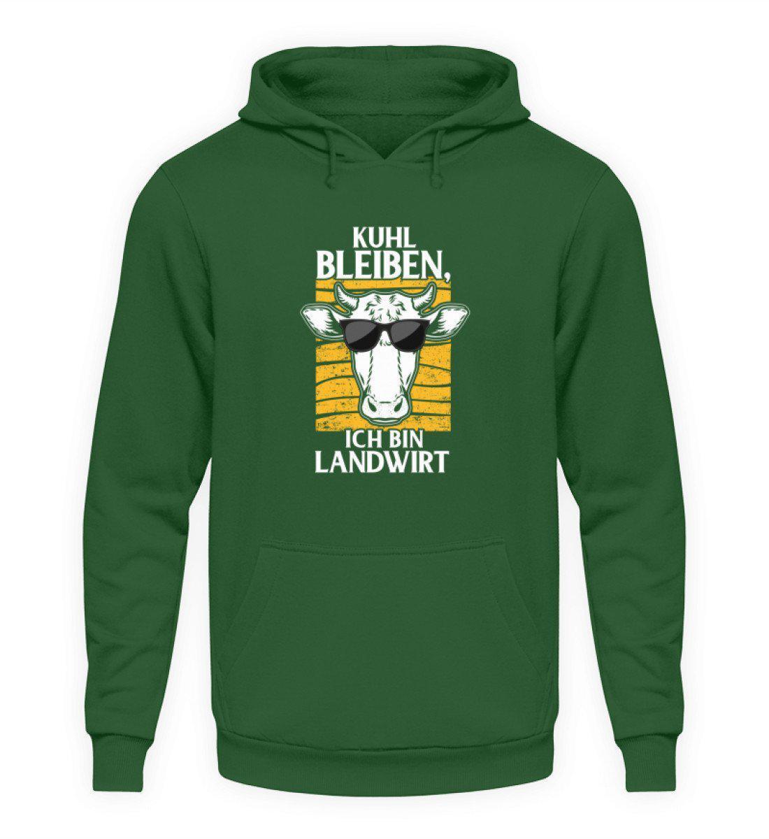 Kuhl bleiben Landwirt · Unisex Kapuzenpullover Hoodie-Unisex Hoodie-Bottle Green-S-Agrarstarz