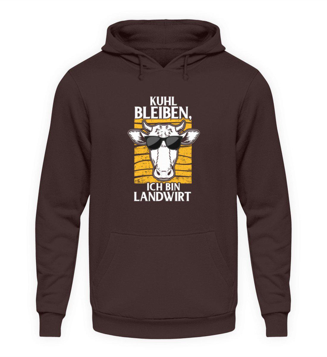 Kuhl bleiben Landwirt · Unisex Kapuzenpullover Hoodie-Unisex Hoodie-Hot Chocolate-S-Agrarstarz