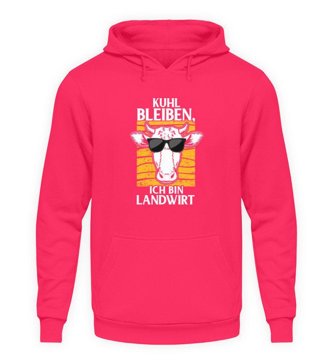 Kuhl bleiben Landwirt · Unisex Kapuzenpullover Hoodie-Unisex Hoodie-Hot Pink-S-Agrarstarz