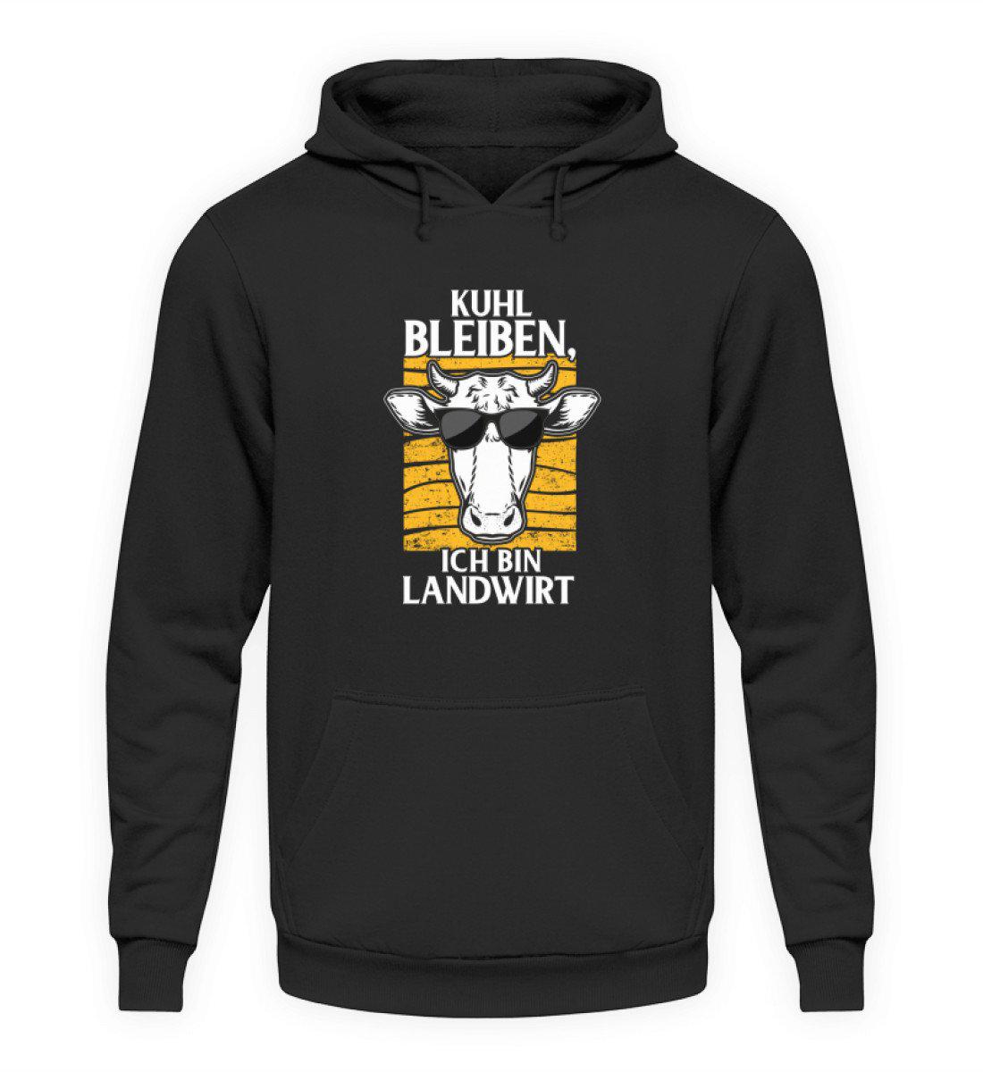 Kuhl bleiben Landwirt · Unisex Kapuzenpullover Hoodie-Unisex Hoodie-Jet Black-S-Agrarstarz