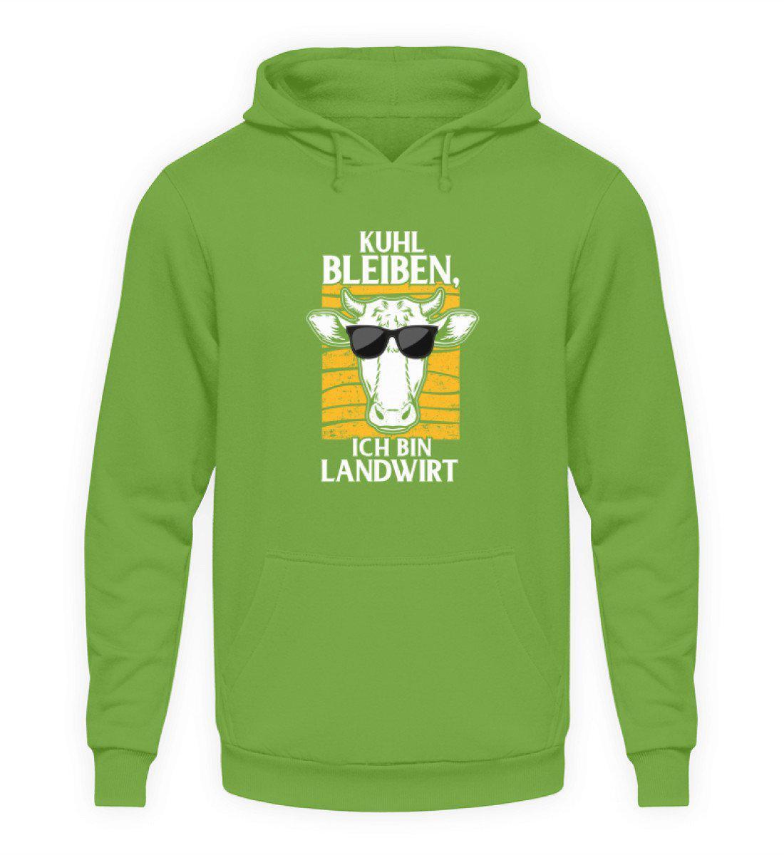 Kuhl bleiben Landwirt · Unisex Kapuzenpullover Hoodie-Unisex Hoodie-LimeGreen-S-Agrarstarz