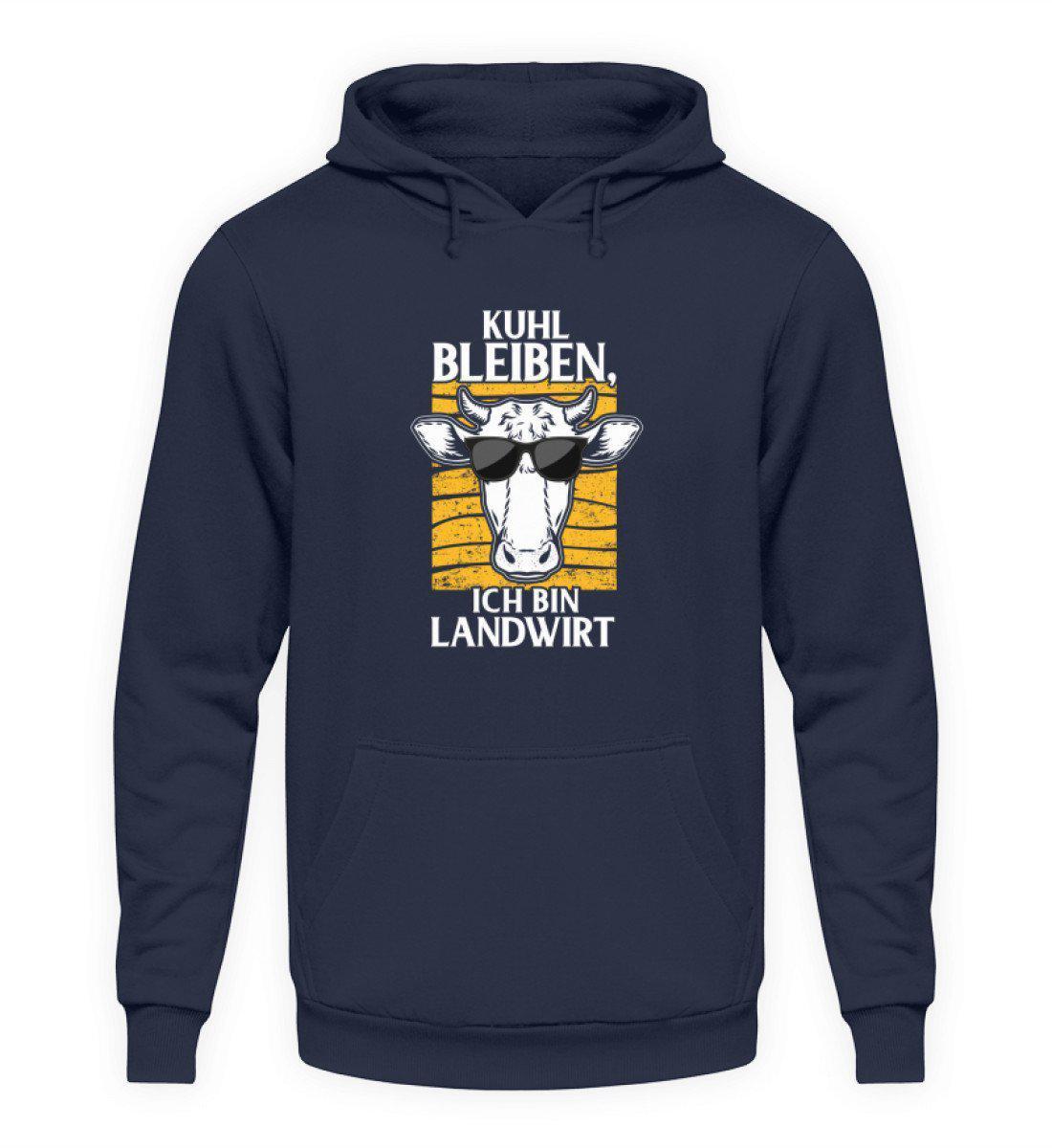 Kuhl bleiben Landwirt · Unisex Kapuzenpullover Hoodie-Unisex Hoodie-Oxford Navy-S-Agrarstarz