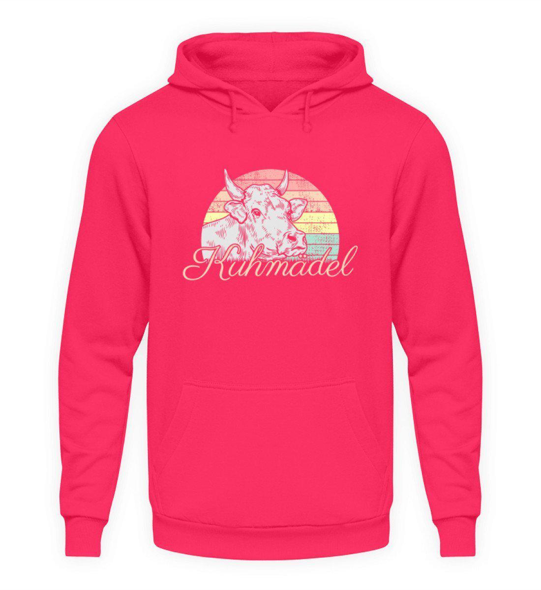 Kuhmädel Retro · Unisex Hoodie-Unisex Hoodie-Hot Pink-S-Agrarstarz